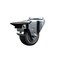 Service Caster 3'' Thermo Rubber Wheel Swivel Bolt Hole Caster with Posi Lock Brake SCC-BH20S314-TPRB-PLB - alternate 1